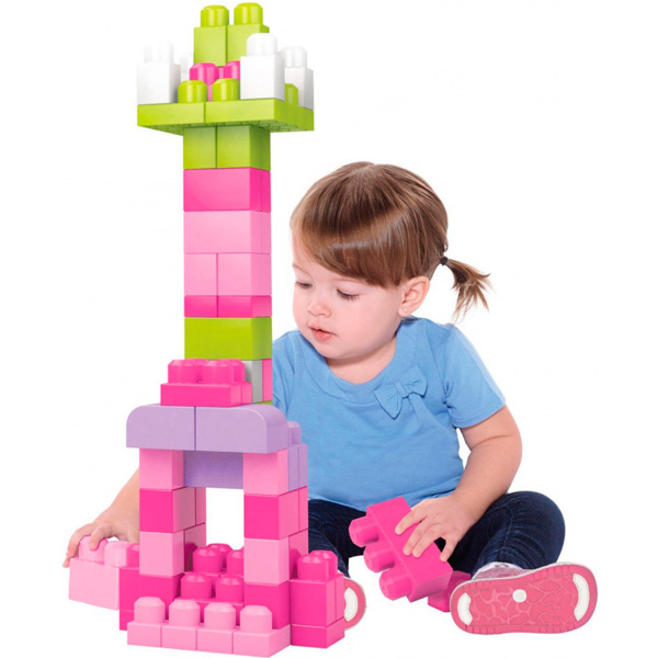Конструктор из 60 деталей серия Mega Bloks First Builders, 2 вида  